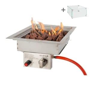 Cheminée de Table | EasyFires | Inox | 40x40 cm