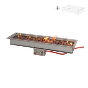 Cheminée de table | EasyFires | Inox | 26x95 cm