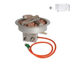 Cheminée de table | EasyFires | Inox | 40,5 cm Ø