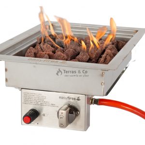 Cheminée de Table | EasyFires | Inox | 40x40 cm