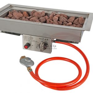 Cheminée de table | EasyFires | Inox | 25x50 cm