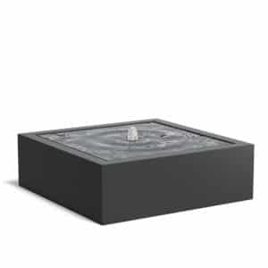 Table d’eau | Aluminium | Hauteur 40 cm | 120 x 120 cm