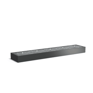 Table d’eau | Aluminium | Hauteur 40 cm | 500 x 100 cm