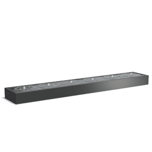 Table d’eau | Aluminium | Hauteur 40 cm | 600 x 100 cm