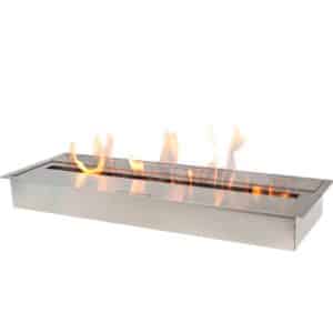 Brûleur Encastrable au Bioéthanol 26×74 | Inox | Easyfires
