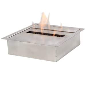 Brûleur encastrable au bioéthanol 29×29 | Inox | Easyfires