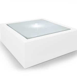 Enjoywater | Table d’eau | Aluminium | Hauteur 40 cm | 120 x 120 cm