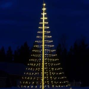 Sapin de Noël LED Montejaur pour mât de drapeau | 6 mètres