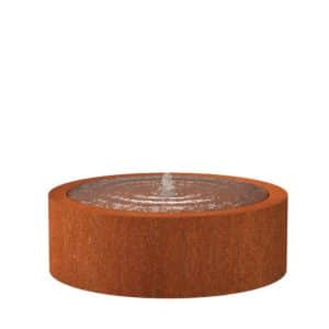 Enjoywater | Table d’eau | Acier Corten | Hauteur 40 cm | Ø 140 cm