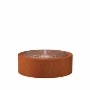 Enjoywater | Table d’eau | Acier Corten | Hauteur 40 cm | Ø 80 cm
