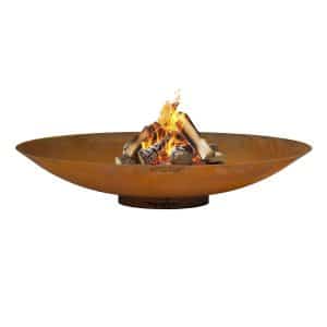 Brasero en acier corten Ø100 cm | Enjoyfires Aureo