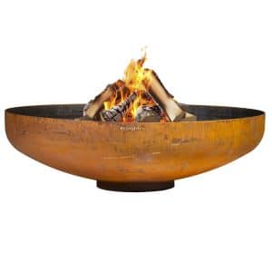 Brasero en acier corten Ø120 cm | Enjoyfires Cerno