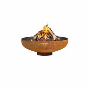 Brasero en acier Corten Ø60 cm | Enjoyfires Cerno