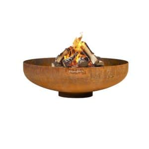Brasero en acier Corten Ø80 cm | Enjoyfires Cerno