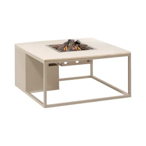 Cosi-fires | Cosiloft 100 | Beige sablé / Aspect pierre | 100x100x50 cm