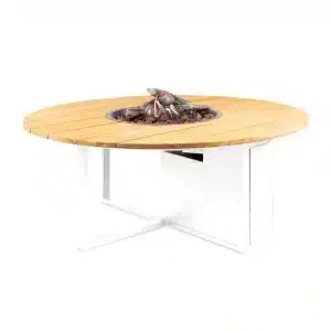 Cosi-fires | Cosiloft 120 rond | Blanc / Teck | ø120 cm