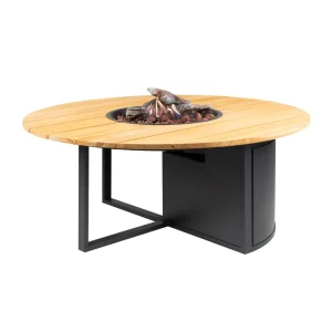 Cosi-fires | Cosiloft 120 rond | Noir / Teck | ø120 cm