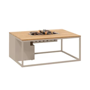 Cosi-fires | Cosiloft 120 | Beige sablé / Teck | 120x80x50 cm