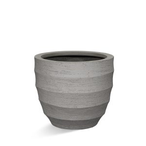 Polyester plantenbak in de kleur klei