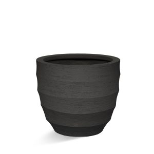 polyester plantenbak met ribbels