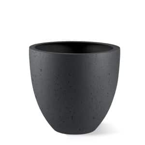 betonlook polyester plantenbak in het antraciet