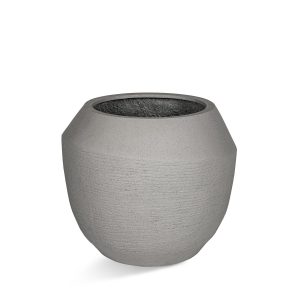 betonlook polyester plantenbak in klei kleur