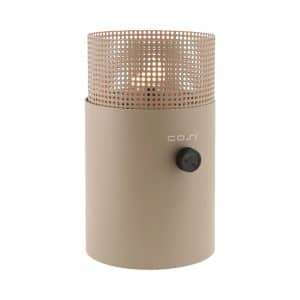 Cosiscoop sandy beige dot aluminium gaslantaarn