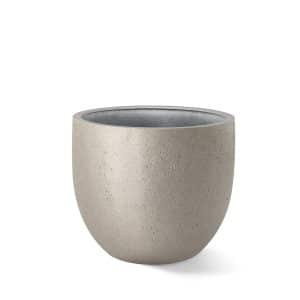 Polyester Jardinière | Grigio New Egg Pot Champagne | Dim. variées