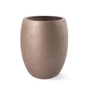 Polyester Jardinière | Grigio Tall Balloon Bronze | Dim. variées