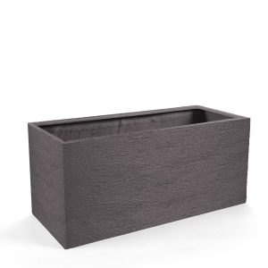 Polyester jardinière | Terreno Box Ash Brown | Dim. variées