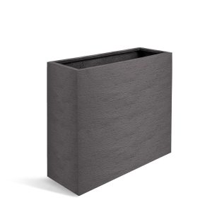 Jardinière en polyester | Terreno Divider Ash Brown | Dim. variées