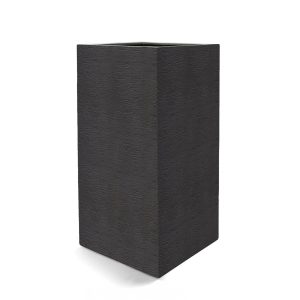 Jardinière haute en polyester | Terreno Cube High Earth | Dim. variées