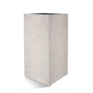 Jardinière en polyester | Terreno Cube High Sand | Dim. variées