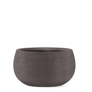Polyester jardinière | Terreno Medium Balloon Ash Brown | Dim. variées