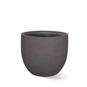 Polyester Jardinière | Terreno New Egg Pot Ash Brown | Dim. variées