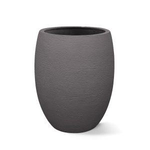 Polyester jardinière | Terreno Tall Balloon Ash Brown | Dim. variées